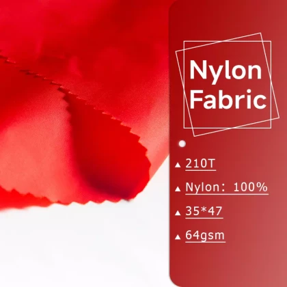 Wholesale High Quality 210T 20D Nylon Fabric Smooth Hand Feeling polyamide Nylon Fabric For Clothing