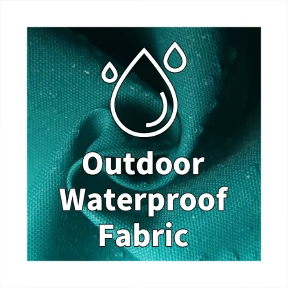 100% Solution Dyed Tent Beach Chair Awning Sunshade Fabric 100 Polyester Waterproof Outdoor Fabric for Outdoor Furnitures Woven