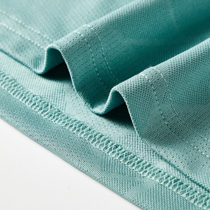 Geometric jacquard mesh knitted fabric three-dimensional jacquard mesh quick drying T-shirt fabric