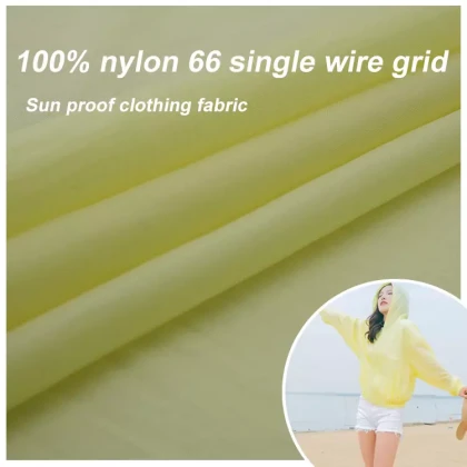 70D nylon 66 fabric cordura waterproof lightweight 75gsm ripstop nylon 66 fabric for clothing