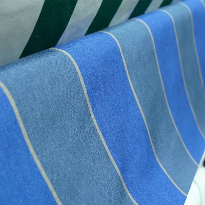 Awning Fabric 100% Solution Dyed Acrylic Fabric Plain Waterproof Yarn-dyed stripe outdoor fabric For Outdoor Furniture