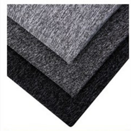 Milk silk polyester ammonia stretch cloth 250g stretch sportswear flower grey fitness yoga clothing fabric
