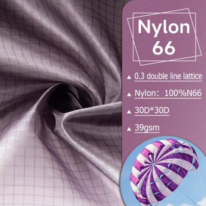 Waterproof kite Parachute outdoor jackets ripstop plaid nylon 66 fabric 15D 20D 40D 70D 30D Nylon outdoor fabrics for clothing